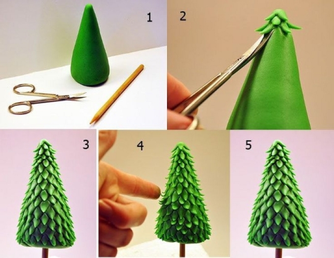 DIY božično drevo: kako to storiti