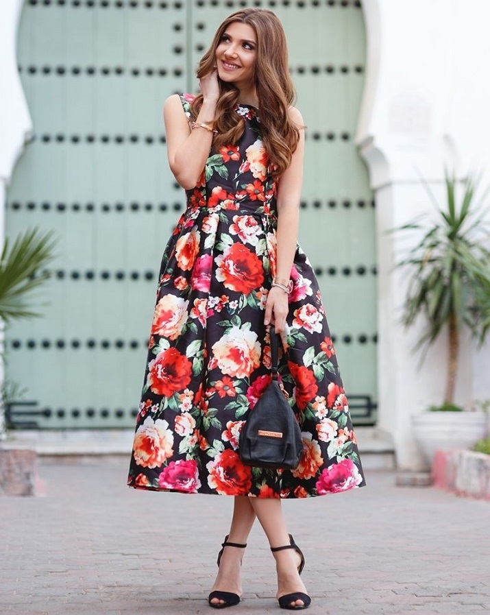 The most feminine and fashionable dress in a flower