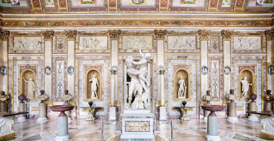 Gallery of Villa Borgeze, Rome, Italy
