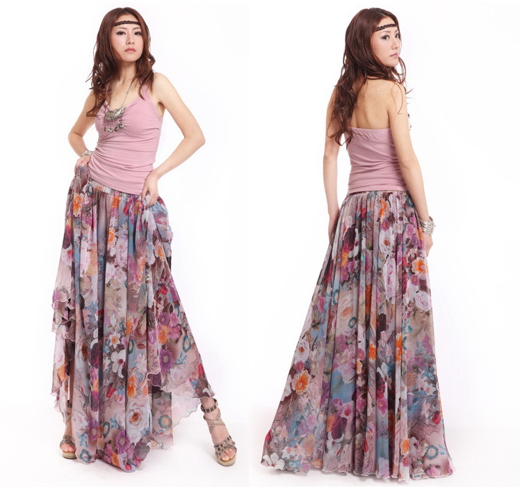How to sew a chiffon skirt yourself?