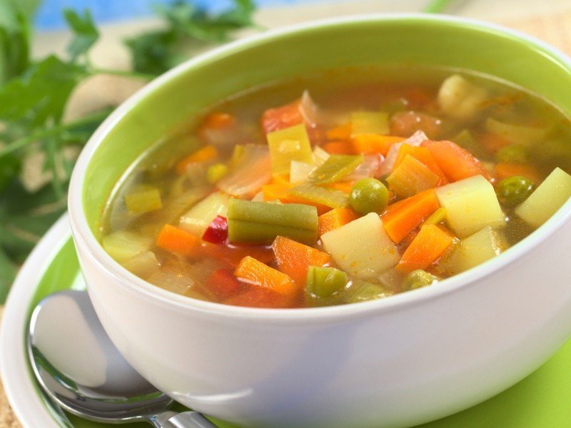 Суп со стручковой фасолью - идеальное диетическое блюдо