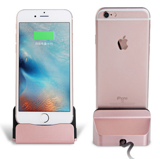 Wireless desktop charging for iPhone