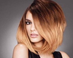 Ombre for short hair: dyeing options, photo. Ombre dyeing for dark short hair and blond at home: photo