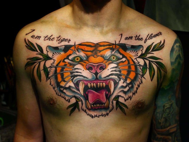 Что означает тату тигр для девушек, мужчин и женщин? Татуировка тигр: места расположения, разновидности, эскизы, фото. Какие тату сочетаются с татуировкой тигр?