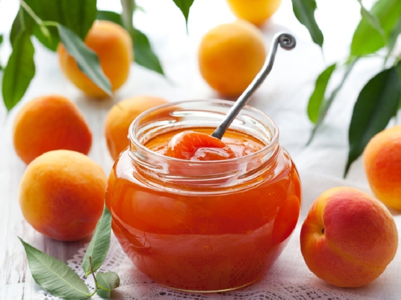 Apple -apricot jam is a special treat
