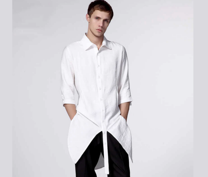 Camisa blanca Imágenes de moda para hombres 2022-2023