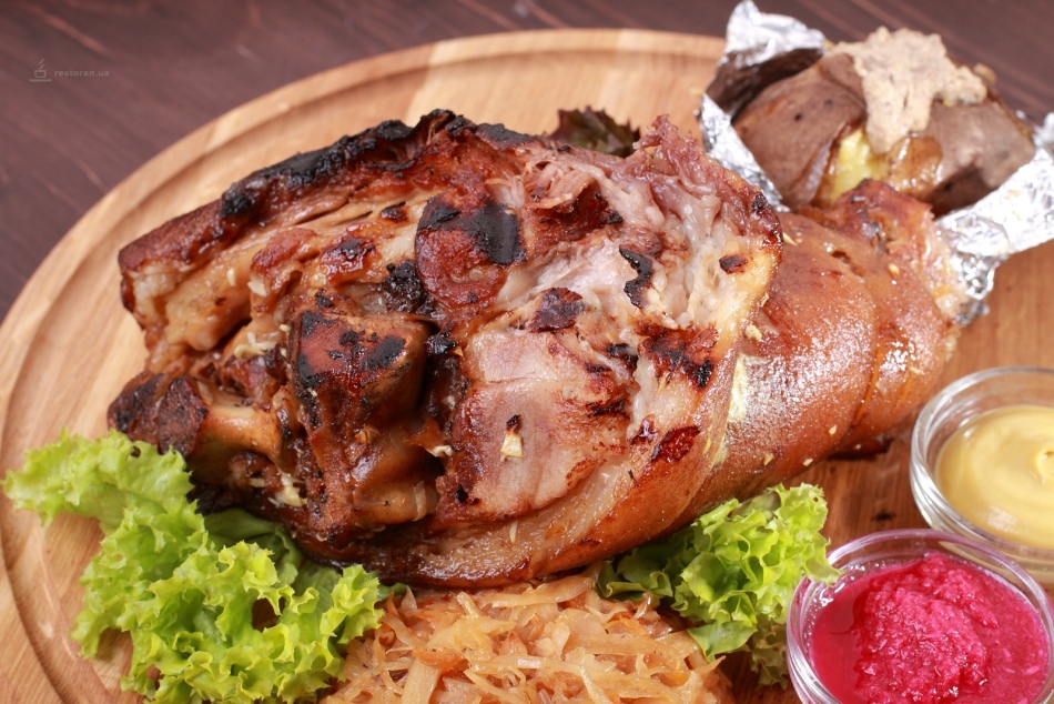 Schweinefleischstufe mit Honig und Senf