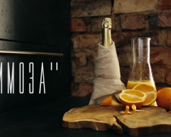 Cocktail Mimosa avec champagne et jus: composition, étape-partenaire classique