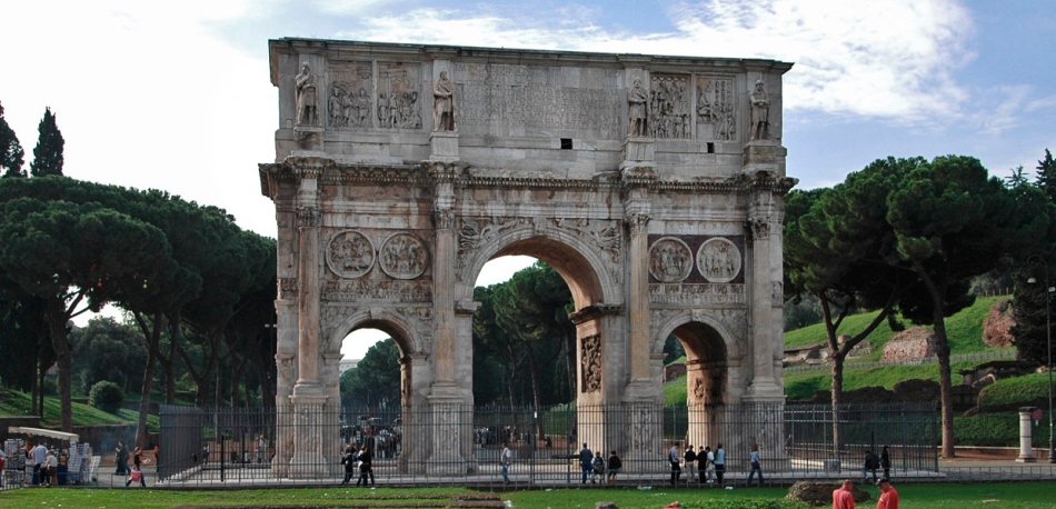 Arch Constantine, Roma, Italia
