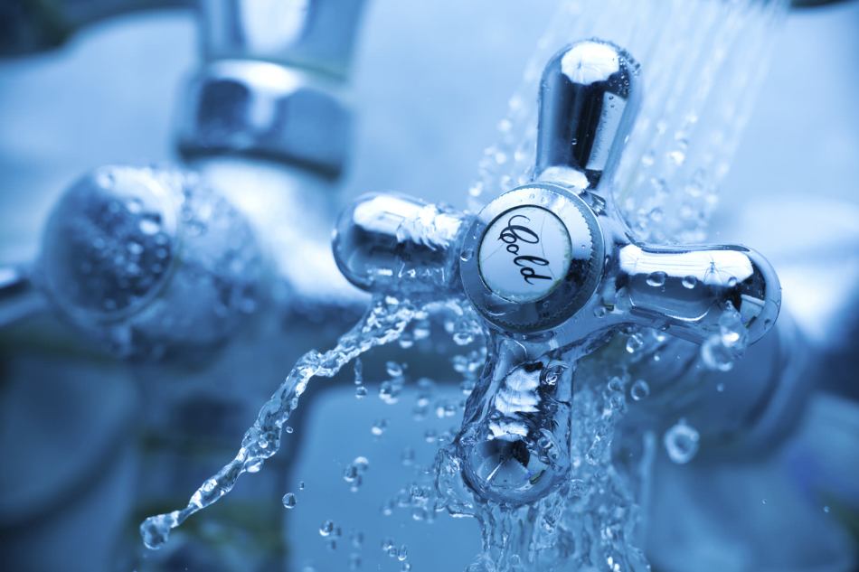 Washing the mirror with water, you wash off negative energy from it