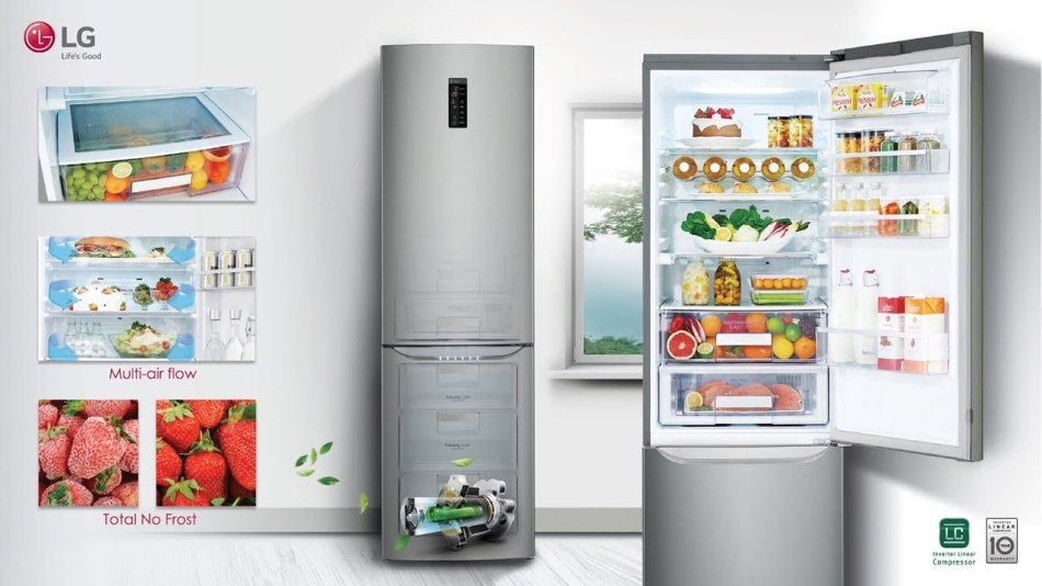 Размеры холодильников
