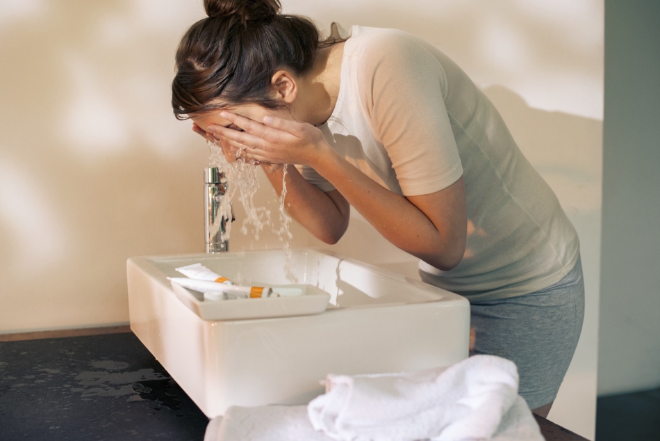 Wash your face - avoid tears