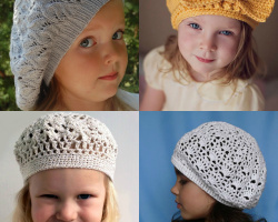 Crochet children's berets with schemes for girls and boys. Crochet for the girl for the summer, spring, autumn: scheme, pattern and description