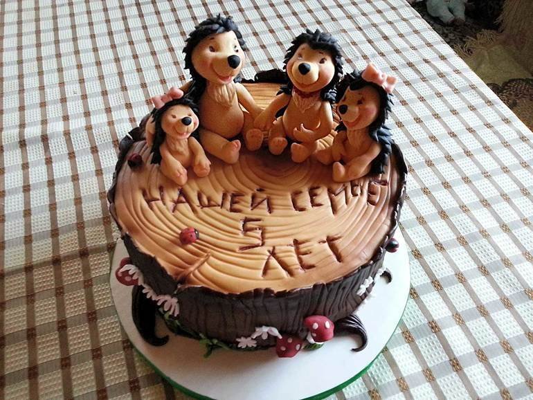Gâteau 5 pendant 5 ans de mariage