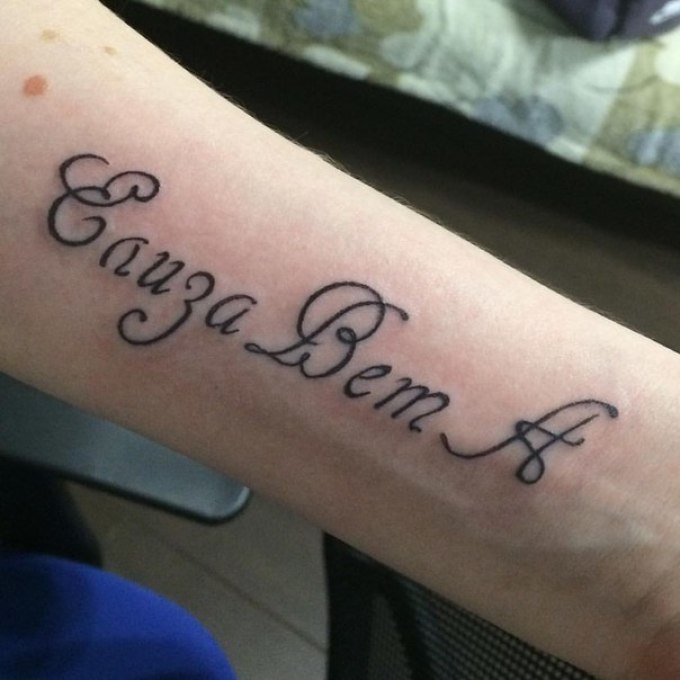 Tetovaža z imenom Elizabeth, Lisa