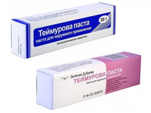 Teimurov Paste - Instructions pour une utilisation. Comment utiliser les pâtes et la pommade de Teymurov des aisselles de transpiration, l'odeur des jambes et des champignons?