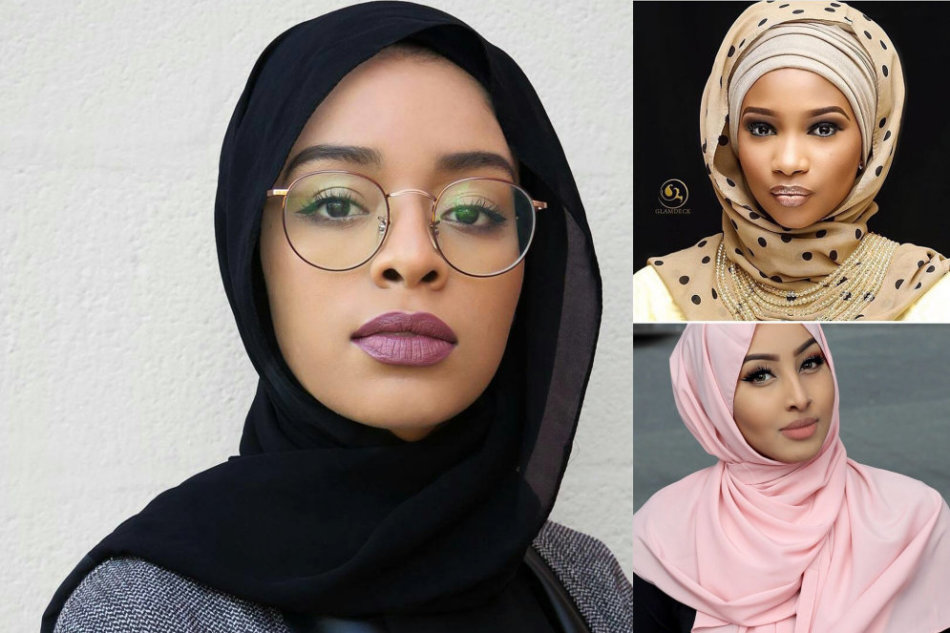 Simple and beautiful hijab
