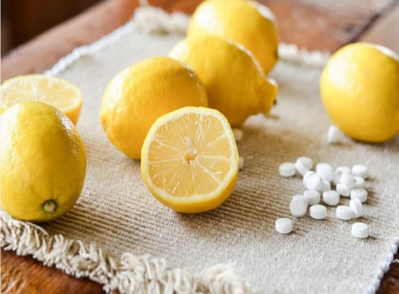 Aspirin with citric acid