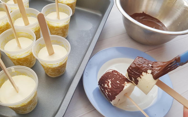 Мороженое в домашних условиях из остатков сырно-сливочного крема
