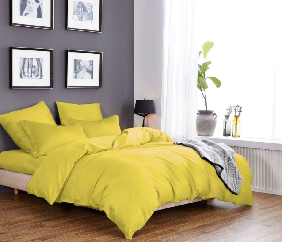 Yellow bed