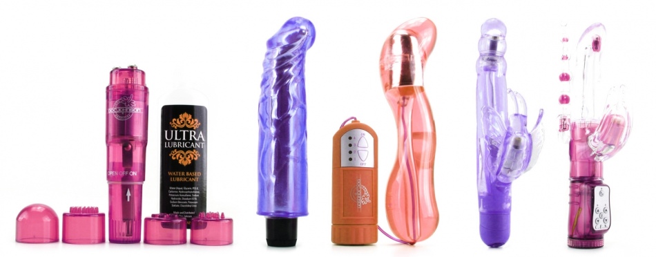 A variety of sex toys