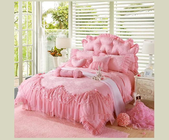 Розовый цвет постельного белья по фен-шуй