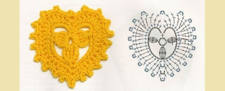 Crochet heart
