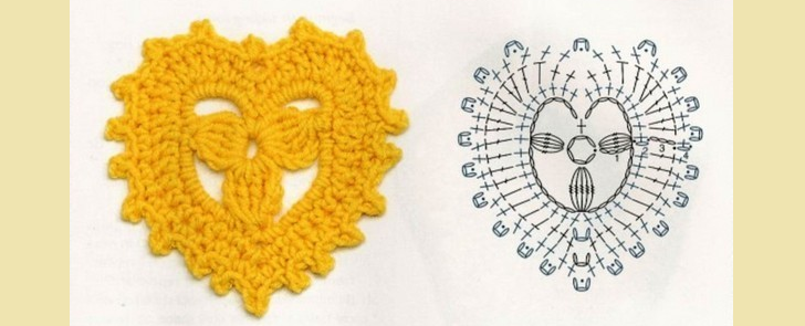 Corazón de crochet