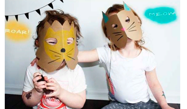 Креативная маскарадная маска для мальчика своими руками на новый год