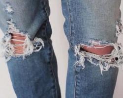 How to make torn jeans? How to make holes on jeans at home?