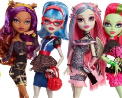 How to draw a monster high doll? How to draw dolls from Monster High with a pencil in stages for beginners and children?