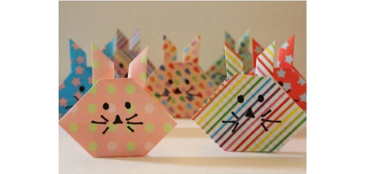 We make a New Year's rabbit talisman from paper