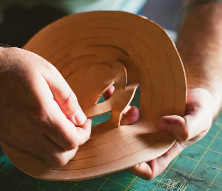 So you need to put the shape of a suspended leather pot