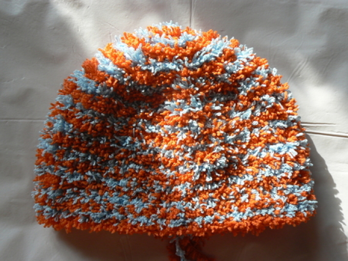 Casque du chapeau pour un garçon Crochet: Étape 2
