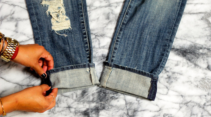 Как подворачивать джинсы