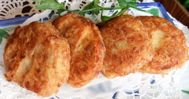 Chuleta de carne de puré de papas