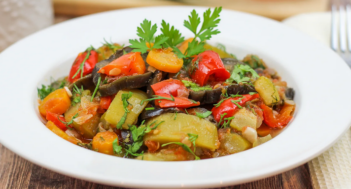 Vegetable stew on water