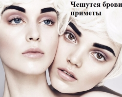 What is the left and right eyebrow of the girl, women: folk signs. Why are both eyebrows and a nose between the eyebrows itching?